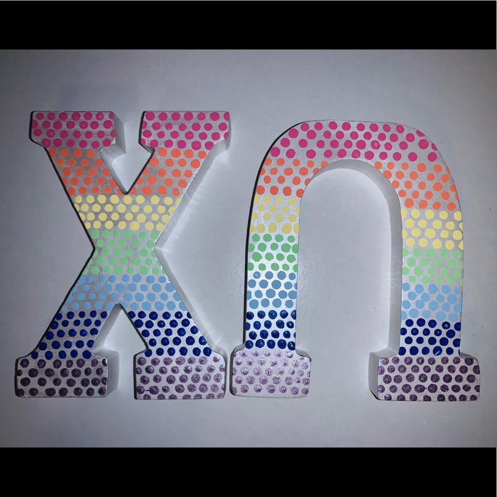 Custom wooden sorority letters